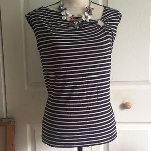 Michael Kors striped top Sz.M  Petite